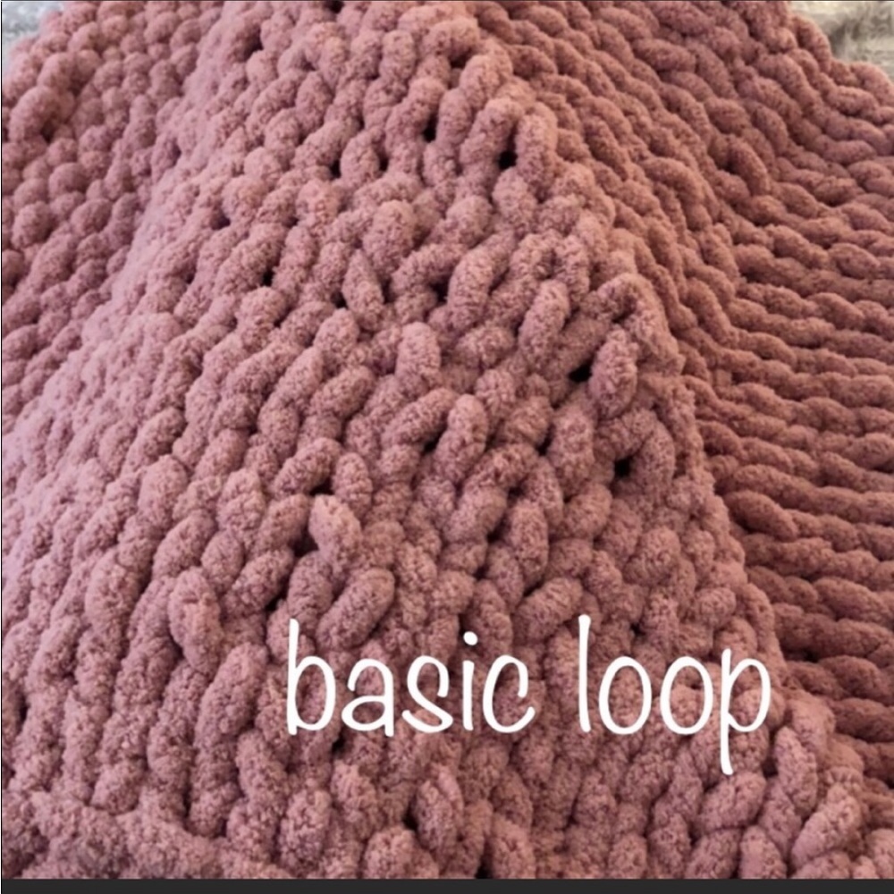 🔥🔥 Customized Homeknit chunky loop blanket..multi options available - Picture 6 of 7